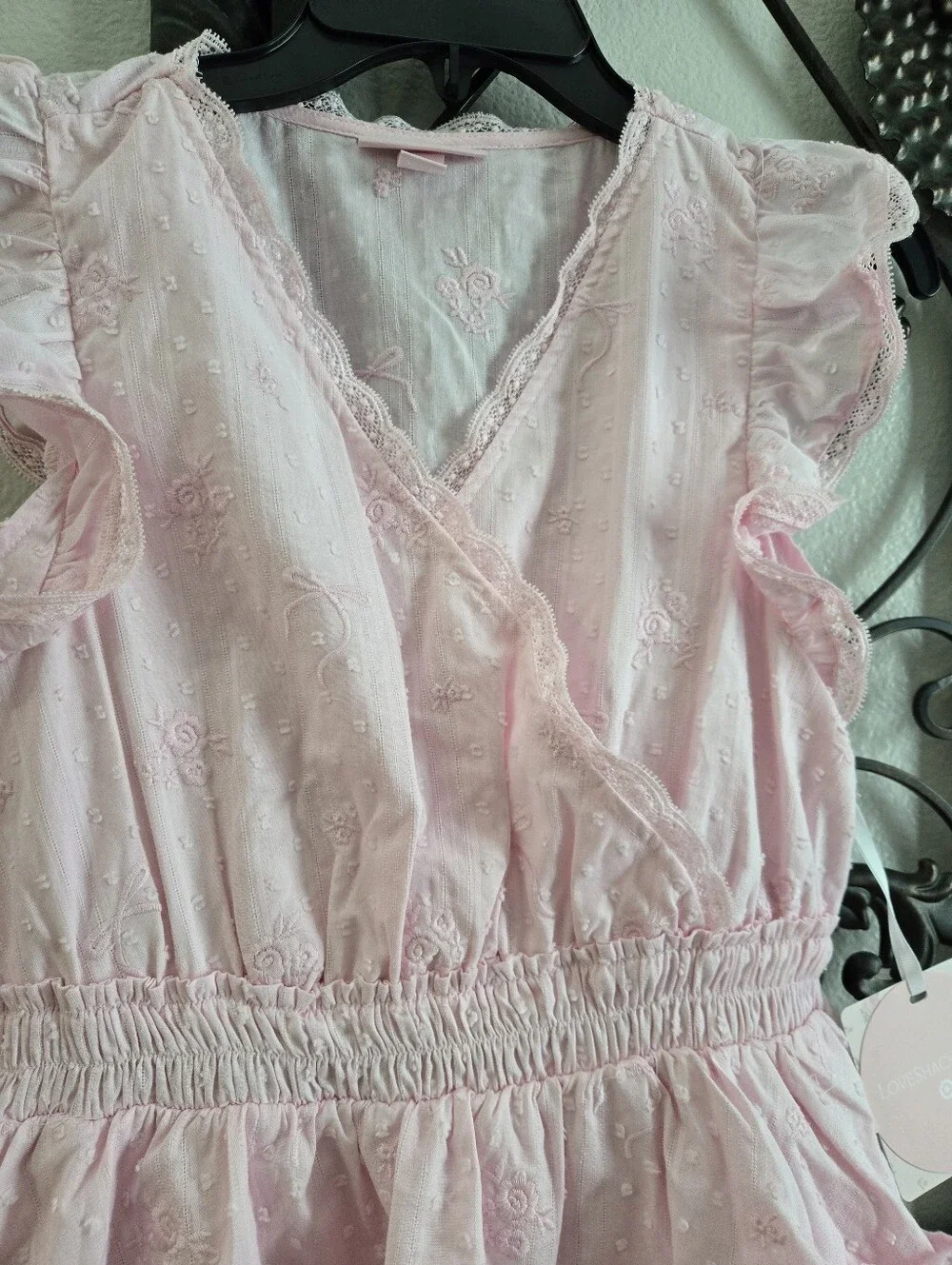 NWT Love Shack Fancy X Target Ruffle Tiered Bow Dress - Picture 3 of 7